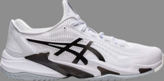 Кроссовки court ff 3 white black Asics, белый