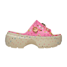 Кроссовки Line Friends x Stomp Slide, цвет Petit Sweets Crocs
