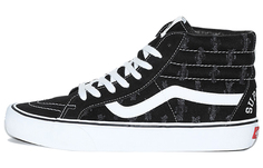 Кроссовки Vans Sk8-Hi Supreme Hole Punch Denim Black