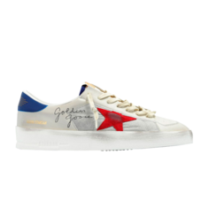 Кроссовки Golden Goose Stardan, цвет White Blue Red
