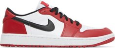 Бутсы Air Jordan 1 Low Golf Chicago, красный