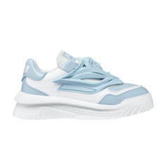 Кроссовки Versace Odissea Caged Rubber Medusa Sneaker, светло-синий