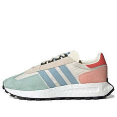 Кроссовки оригинал ретро e5 розовые Adidas, белый