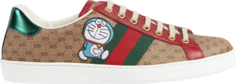 Кроссовки Doraemon x Gucci Ace Beige Monogram, бежевый