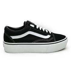 Кроссовки на платформе старой школы Vans, черный