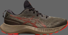 Кроссовки gel nimbus lite 3 mantle green cherry tomato Asics, зеленый