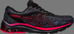 Кроссовки gel pulse 12 knit black Asics, черный