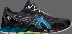 Кроссовки gel quantum 360 6 black aizuri blue Asics, черный