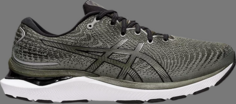 Кроссовки gel cumulus 24 olive canvas Asics, зеленый