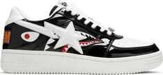 Кроссовки Bapesta Low M1 Shark Face - Black, черный