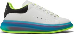 Кроссовки Alexander McQueen Oversized Sneaker Transparent Sole - White Iridescent, белый