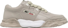 Кроссовки Maison Mihara Yasuhiro Parker OG Sole Leather Low Grey, серый