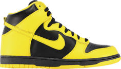 Кроссовки Nike Dunk High Black Varsity Maize, желтый