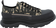 Кроссовки Alexander McQueen Tread Slick Lace-Up Graffiti - Black Beige, черный