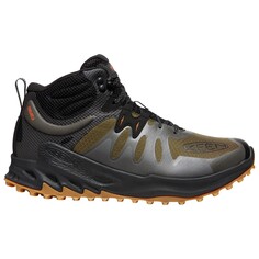 Ботинки для прогулки Keen Zionic Mid WP, цвет Dark Olive/Scarlet Ibis