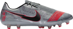 Бутсы Nike Phantom Venom Elite AG Pro Metallic Bomber Grey Laser Crimson, серый