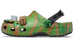 Сандалии Crocs Elevated Clog Minecraft Grass Block