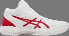 Кроссовки gelhoop v14 white classic red Asics, белый
