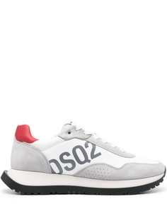 Кроссовки Dsquared2 Running, белый/серый/красный