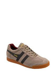 Кроссовки Harrier Suede Lace-Up Trainers Gola, коричневый