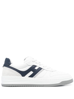 Кроссовки Hogan H630 With Logo Patch, белый/черный
