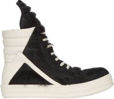 Кроссовки Rick Owens Lido Runway Geobasket High Black Milk, черный
