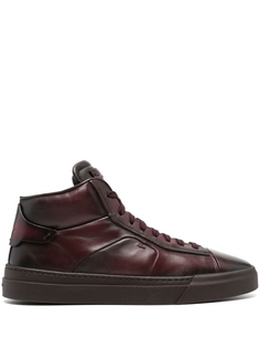 Santoni кроссовки Gilby, красный