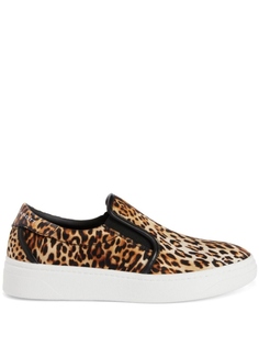 Кроссовки Giuseppe Zanotti GZ94 Leopard Print, коричневый