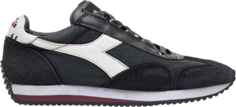Кроссовки Equipe H Dirty Stone Wash Evo Anthracite Black, черный Diadora