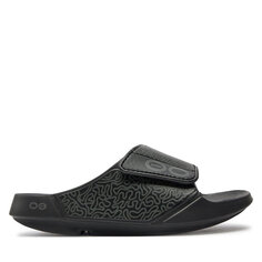 Шлепанцы OOfos Ooahh Sport Black Labirinth, черный