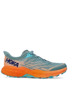 Кроссовки Hoka Speedgoat 5, бирюзовый/оранжевый