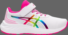 Кроссовки pre excite 9 ps white pink glow Asics, белый