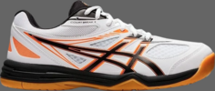 Кроссовки court break 2 white black orange Asics, белый