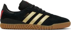 Кроссовки Adidas Busenitz Black Gold Metallic, черный