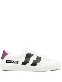 Кроссовки Just Cavalli With Logo, белый/черный/фиолетовый