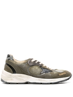 Golden Goose кроссовки Running Dad со вставками, зеленый