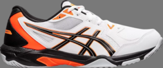 Кроссовки gel rocket 10 white shocking orange Asics, белый