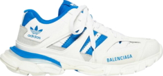 Кроссовки Adidas x Balenciaga Track Sneaker White Blue, белый
