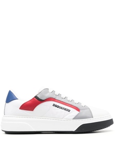 Кроссовки Dsquared2 With Logo, белый/серый/синий/красный