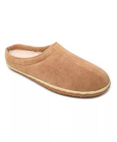 Мужские замшевые шлепанцы Taylor Minnetonka, коричневый