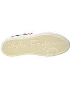 Кожаные кроссовки Ferragamo Neely Salvatore Ferragamo, белый