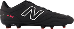 Бутсы New Balance 442v2 Team FG 2E Wide Black White, черный