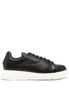 Emporio Armani кроссовки Tumbled, черный