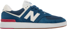 Кроссовки New Balance All Coasts 574 Royal Blue, желтый