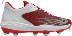 Бутсы New Balance FuelCell 4040 v6 Molded Fresh Pearls - Team Red White, красный