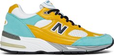 Кроссовки New Balance Sneakersnstuff x 991 Made in England Secret Colorway, желтый