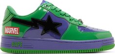 Кроссовки Marvel x Bapesta Hulk, зеленый