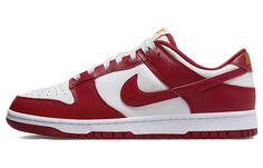Кроссовки Nike Dunk Low, красный/белый