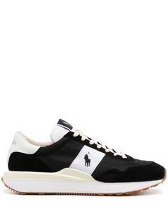 Кроссовки Polo Ralph Lauren With Embroidered Logo, черный/белый
