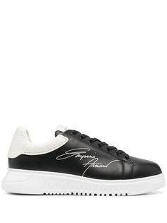 Кроссовки Emporio Armani With Logo, черный/белый